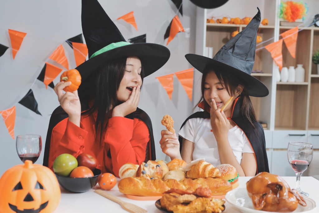 Friendship, holiday and people concept group of happy smiling