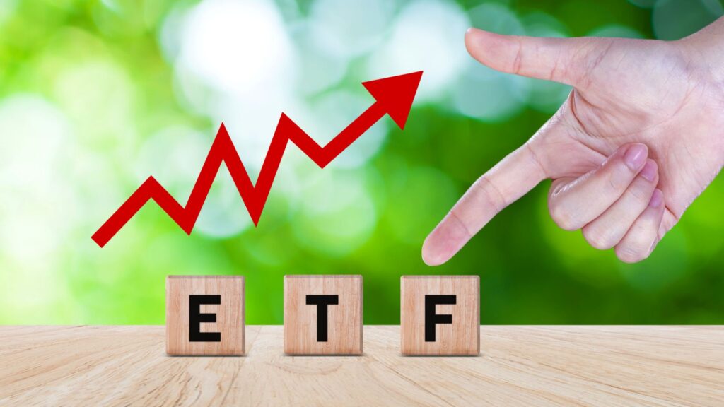 Etf investment concept exchange traded fund etf stock options stock market index fund growing wealth financial market (1)